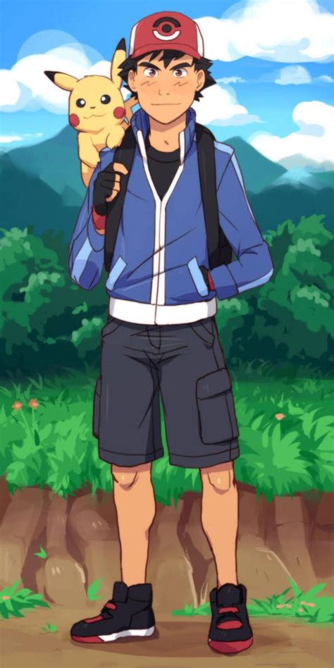 Ash Ketchum 6th Gen Design By Poketrainer Ashlex Ash Ketchum Pokemon