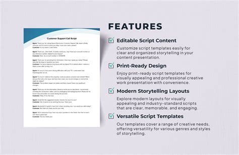 Script Word Template in Word, PDF, Google Docs - Download | Template.net