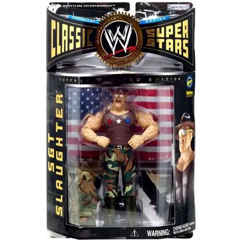 WWE Wrestling Series 69 Sgt. Slaughter 6 Action Figure Mattel Toys - ToyWiz