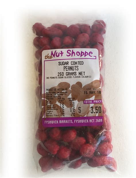 sugar coated peanuts  nut shoppe