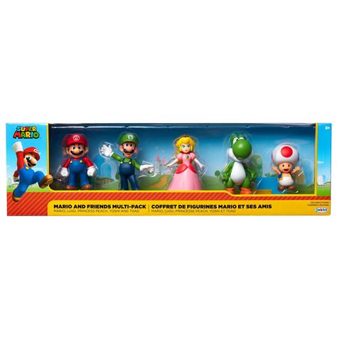 Jakks Pacific Super Mario Bros Mario And Friends Multi Pack Action Figures