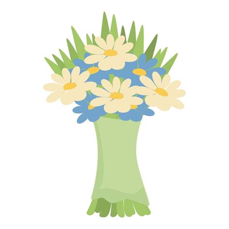 Floral bouquet icon cartoon vector. Wedding flower 14318607 Vector Art ...