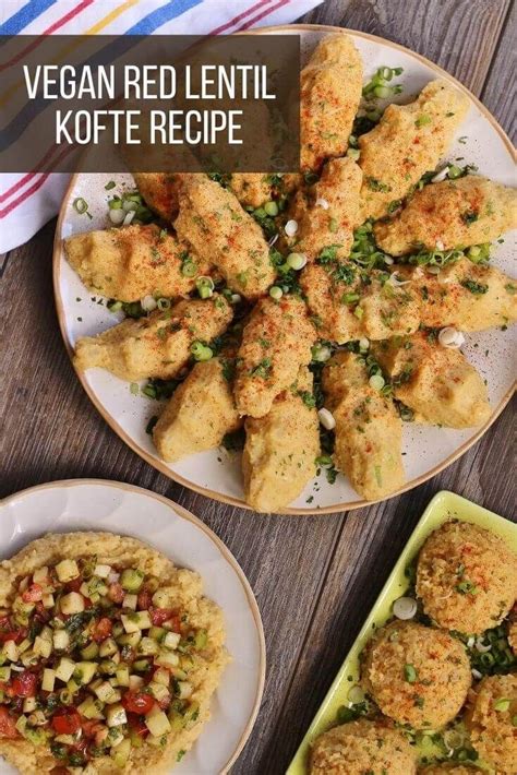 Red Lentil Kofte Vospov Kofte Is A Vegan Middle Eastern Dish Made Of