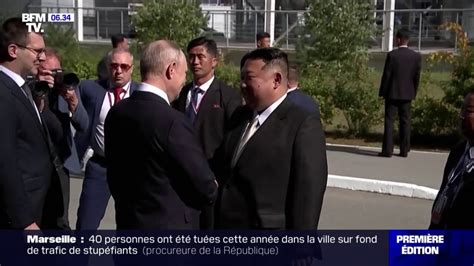 La Poign E De Main Entre Vladimir Poutine Et Kim Jong Un Au Cosmodrome