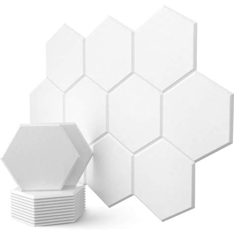 Panneaux Acoustiques Hexagonaux Autocollant X X Cm Pi Ces