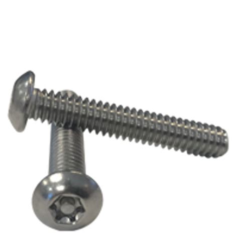 4 40 X 3 8 Button Head 6 Lobe Machine Screws Ss Aft