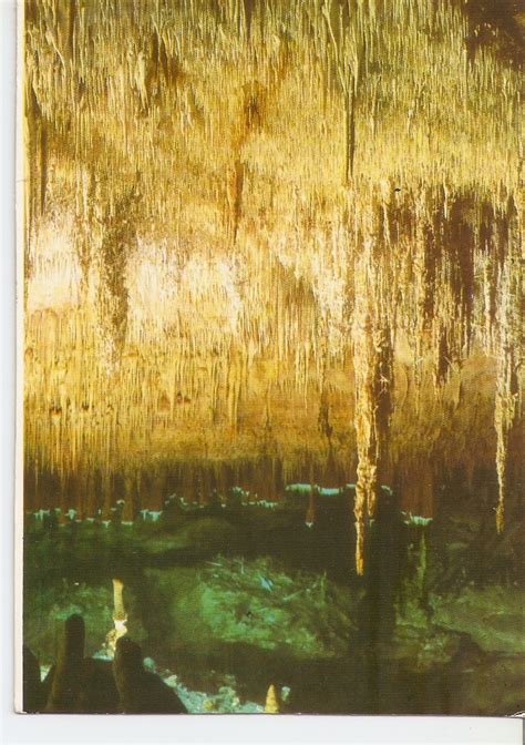 Postal Cuevas Del Drach Porto Cristo Mallorca Formaciones