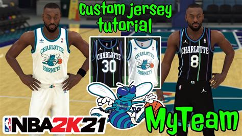 CHARLOTTE HORNETS CUSTOM JERSEY TUTORIAL RETRO UNIFORM BLACK HORNETS