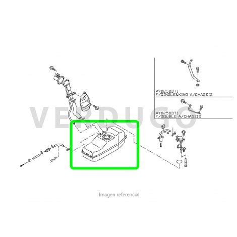 Estanque De Combustible Nissan Terrano Mexicana Original