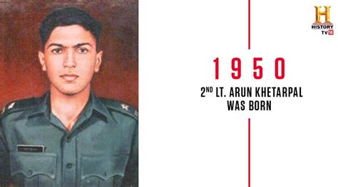 On ThisDayInHistory 2nd Lt. Arun Khetarpal was born. DidYouKnow in the ...