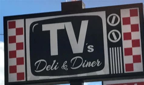 Menu at TV's Deli & Diner restaurant, Trenton