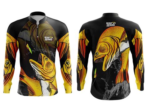 Camiseta Mar Negro Fishing c Proteção UV Peixes 2019 Várias Estampas