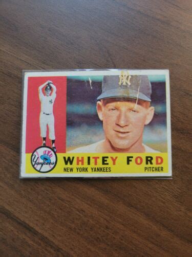 1960 Topps 35 Whitey Ford New York Yankees Vintage EBay