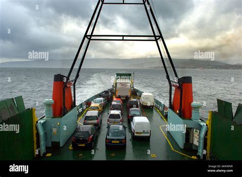 car and passenger ferry from Dunoon to Gourock, Scotland Stock Photo - Alamy