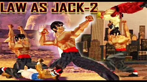 TAS Marshall Law With Jack 2 S Moves Gameplay Tekken 2 Arcade