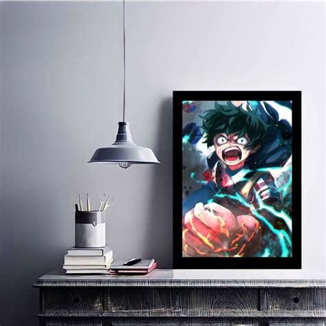 Quadro Decorativo Midoriya Plus Ultra Boku No Hero Elo7