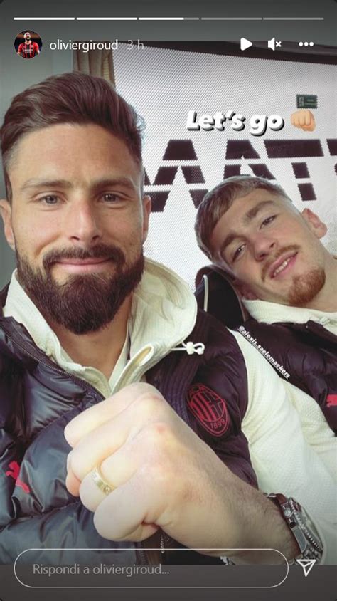 Napoli Milan Giroud Suona La Carica Il Messaggio Sui Social FOTO