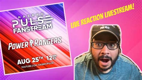 Power Rangers Power Week Hasbro Pulse Fanstream Live Reaction Youtube