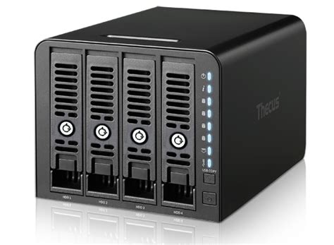 Сетевое хранилище Thecus N4350 подходит для дома и небольшого офиса ...