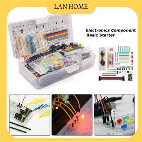 Breadboard Set 830 Electronic Component Basic Starter Kit with ...