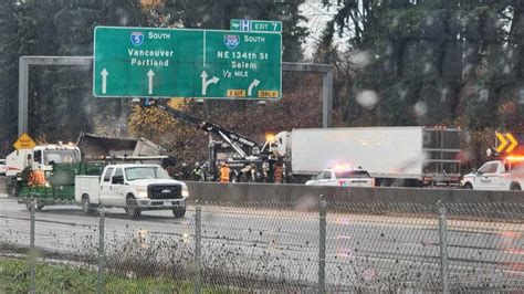 Photos Dump Truck Overturns Spills Treated Human Waste Onto I