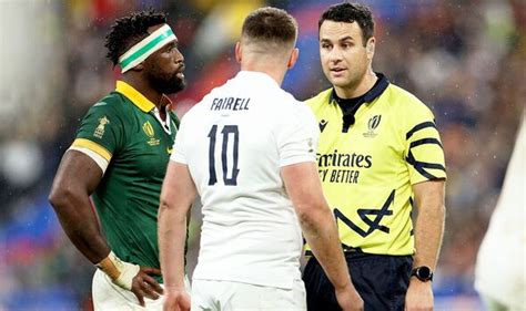 Englands Rugby World Cup Referee Accused Of Winning South Africa The