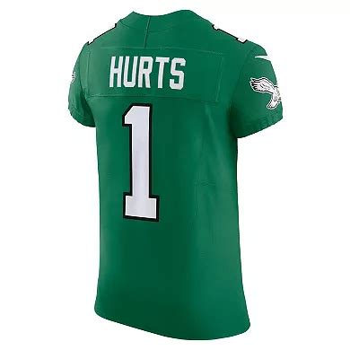 Men's Nike Jalen Hurts Kelly Green Philadelphia Eagles 2nd Alternate Vapor F.U.S.E. Elite Jersey