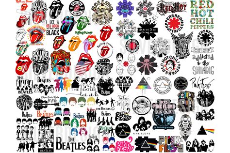 Rock Bands SVG Bundle Svg Png Dxf Eps Pdf Cut File For Etsy España