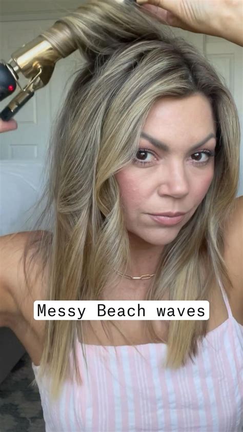 Messy Beach Waves Beach Wave Hair Curls For Medium Length Hair Long