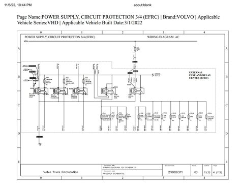 Volvo Truck VHD 2022 Series Wiring Diagram Auto Repair Manual Forum