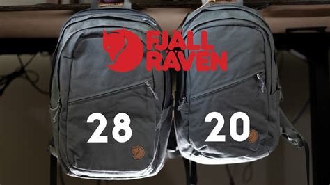 Fjallraven Raven 28 Vs Raven 20 Size Comparison YouTube