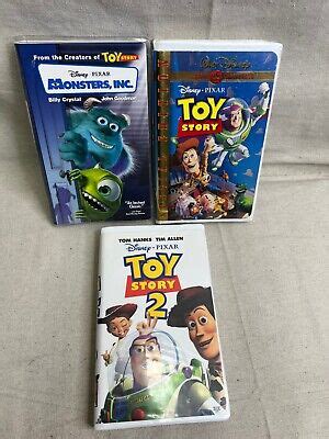 DISNEY+PIXAR 3 VHS Lot! Finding Nemo, Toy Story 1 and 2 Clamshell VHS £ ...