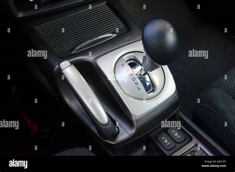 Colored Automatic Gearshift Stick Stock Photo Alamy