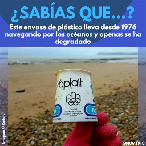 Este envase de plástico lleva desde 1976 navegando los mares en 2021