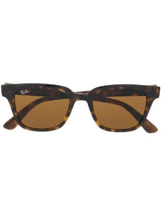 Ray Ban RB4323 Square Frame Sunglasses Farfetch