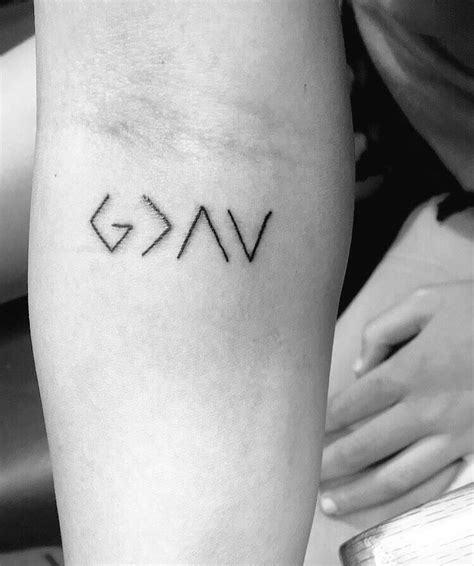 God Is Greater Than The Highs And Lows Triangle Tattoo Tatt Tattoos