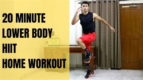 20 Minute Lower Body Home Workout Hiit Moving Omer Youtube