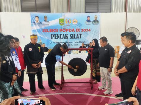 KONI Batam Mendukung Seleksi POPDA IX 2024 Cabor Pencak Silat KONI