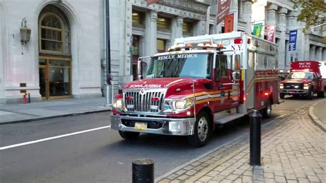 FDNY EMS Rescue Medics 01Rescue Responding Along With FDNY Haz Tac On