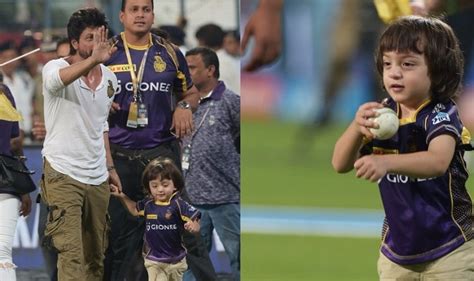 Shah Rukh Khan Races With His Son Abramat Eden Gardens