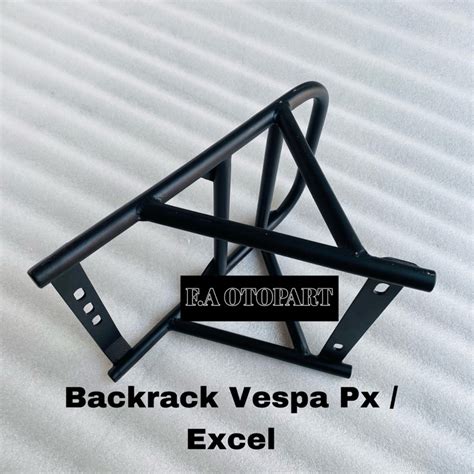 Jual Backrack Rak Belakang Vespa Px Excluisve Excel Spartan Strada