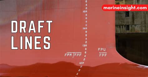 What Are Draft Lines Of Vessels