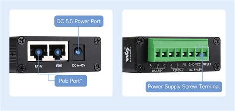 Serveur S Rie Rs Vers Rj Canaux Ports Ethernet Ch Rs To