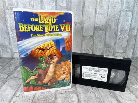 The Land Before Time Vii Stone Of Cold Fire Vhs Tape Used