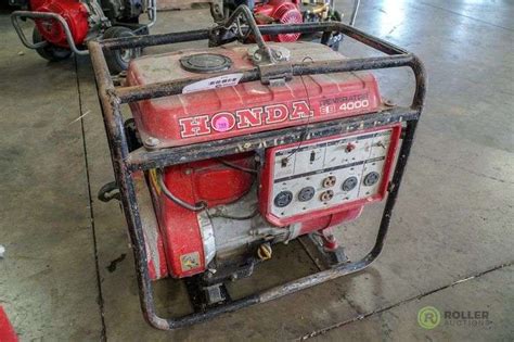 Honda Eb4000 Generator Gas 4000w Roller Auctions