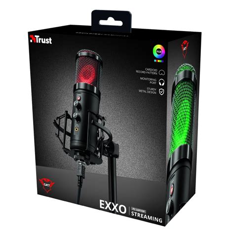 MICROFONO TRUST GXT256 EXXO USB RGB Comeros