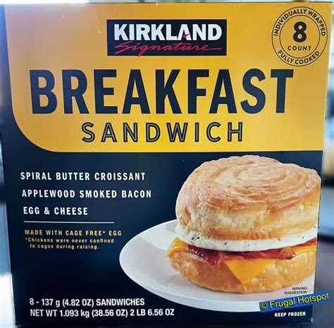 NEW Kirkland Signature Croissant Breakfast Sandwich At Costco