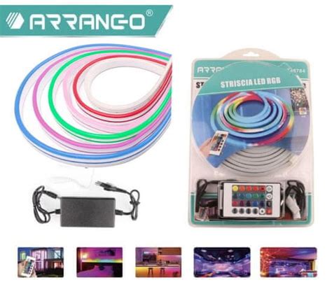 Arrango Neon Led Trak Rgb Z Daljincem M Mimovrste