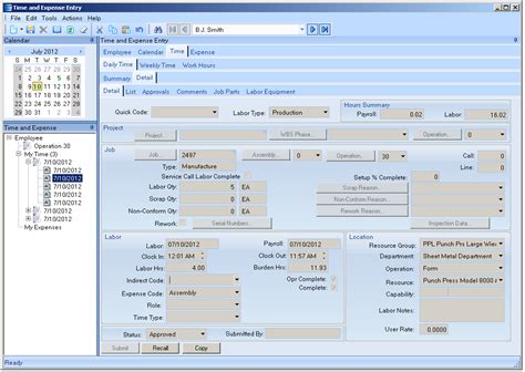 Job Activity At Shift End Extension For Epicor Saberlogic