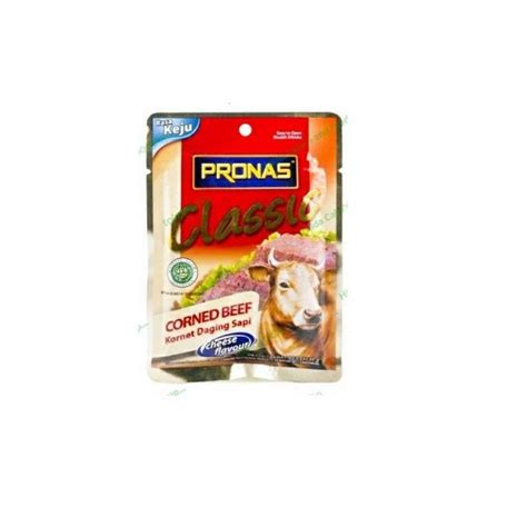 Jual Pronas Classic Corned Beef Kornet Daging Sapi Sachet Rasa Keju 50